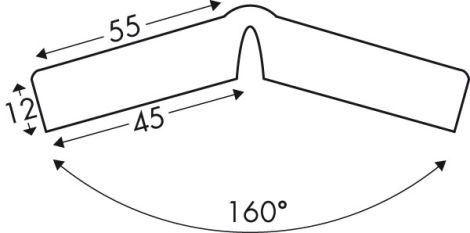 Osłona narożna Typ H+ Flex 45 - 2